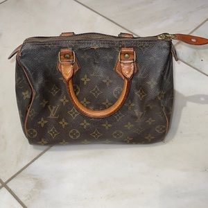 Vintage Louis Vuitton Speedy 25 Authentic FC 893